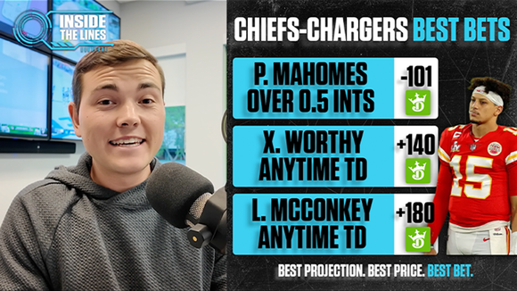 Inside the Lines: Chiefs vs. Chargers Players Props