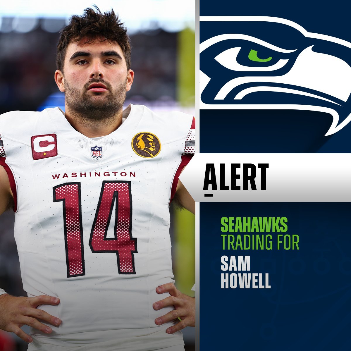 'Seahawks Fielding Inquiries Regarding Quarterback Sam Howell'