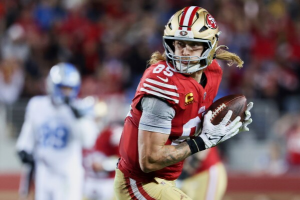 

San Francisco 49ers' Tight End George Kittle Missing from Voluntary Offseason Team Activities